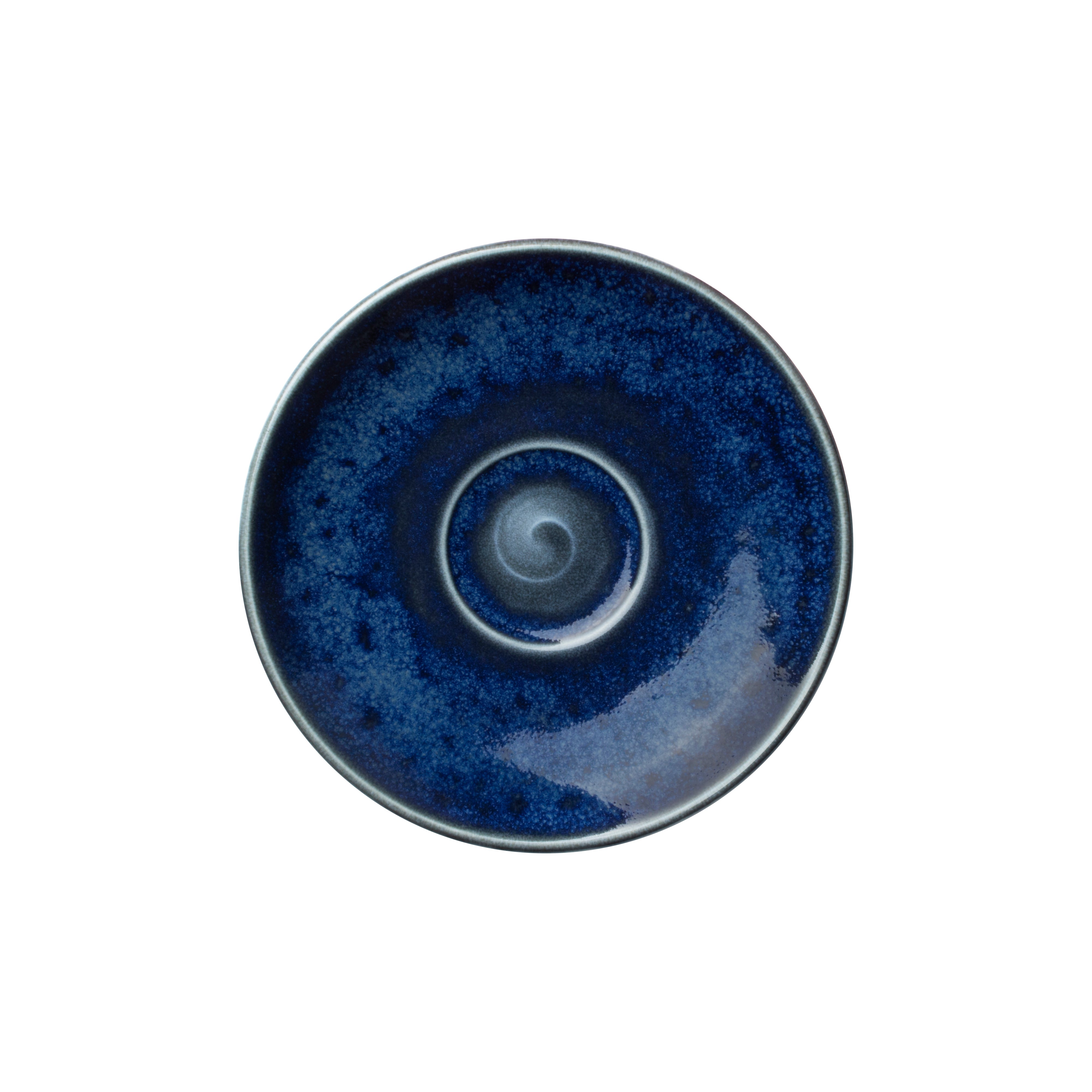 Saucer 5.0" Dia. Vesuvius Lapis
