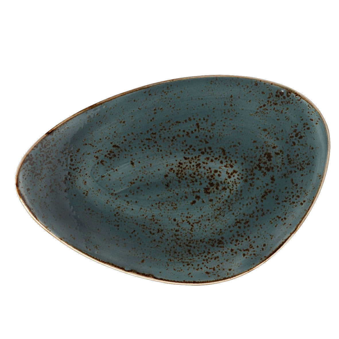 Plate L 14.625" W 9.625" Craft Blue
