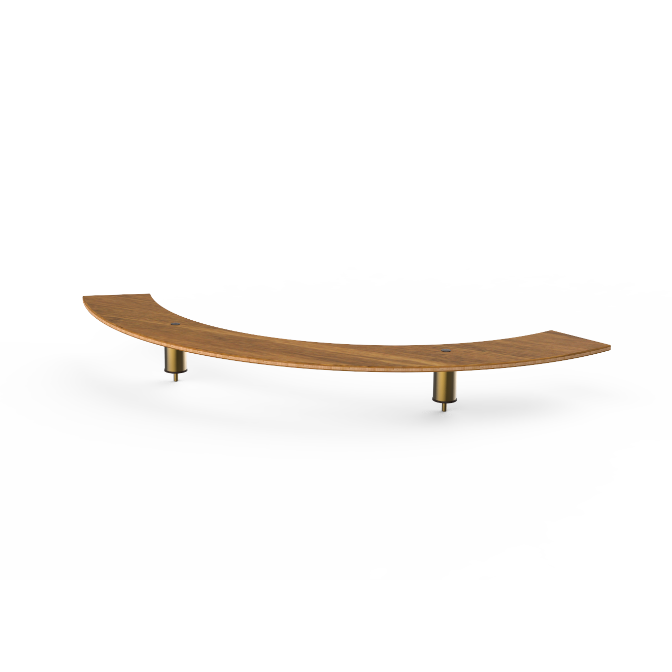 Curved Outer Shelf L 76.0" W 27.5" Modular