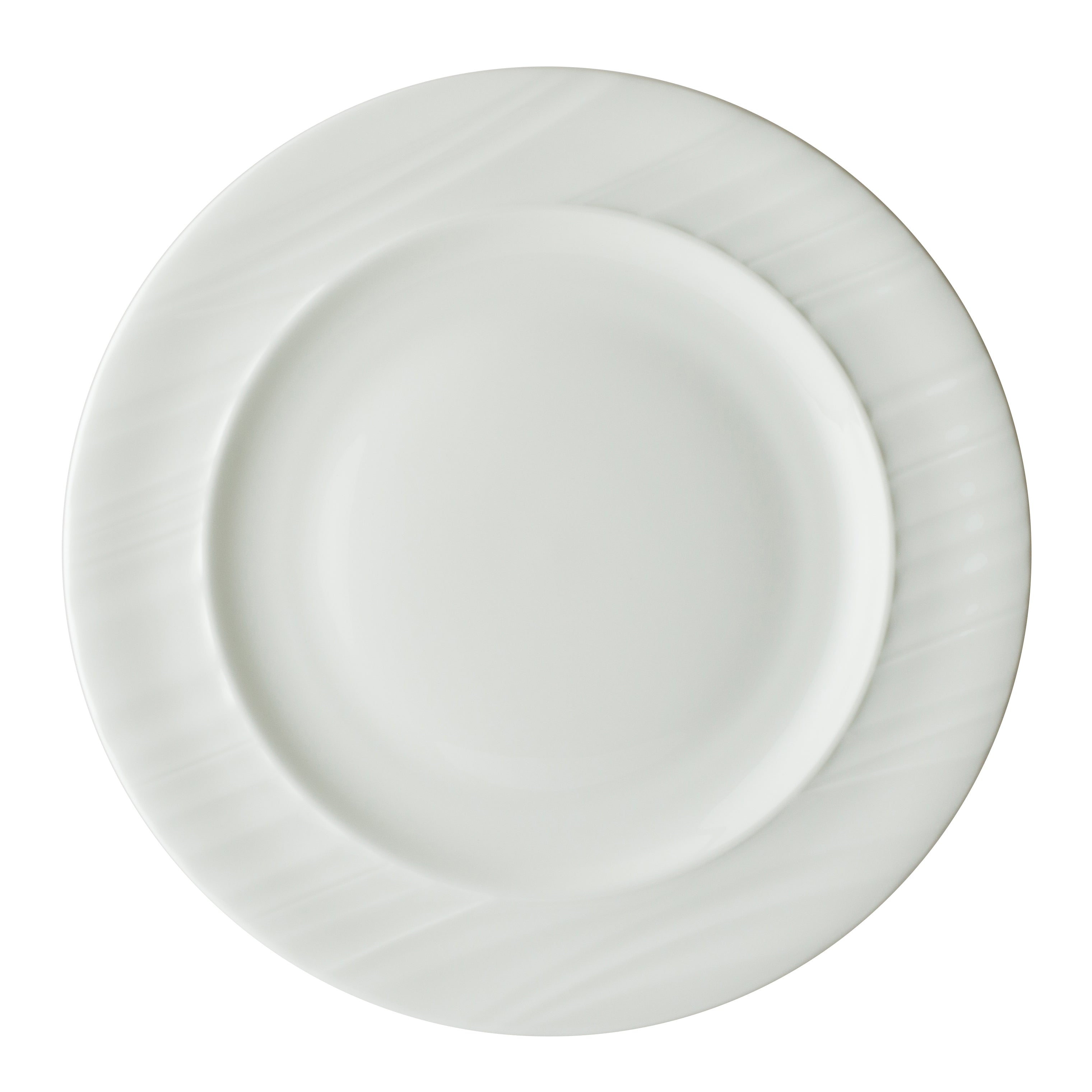 Chop Plate 12.0" Dia. Foliobone Ruche