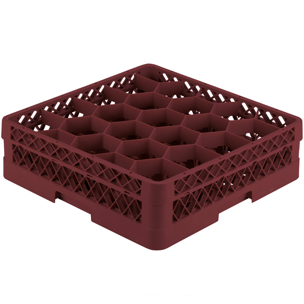 Traex® Full-Size Rack Max® Compartment Racks with 20 Hexagon shaped compartments and one extender in Burgundy