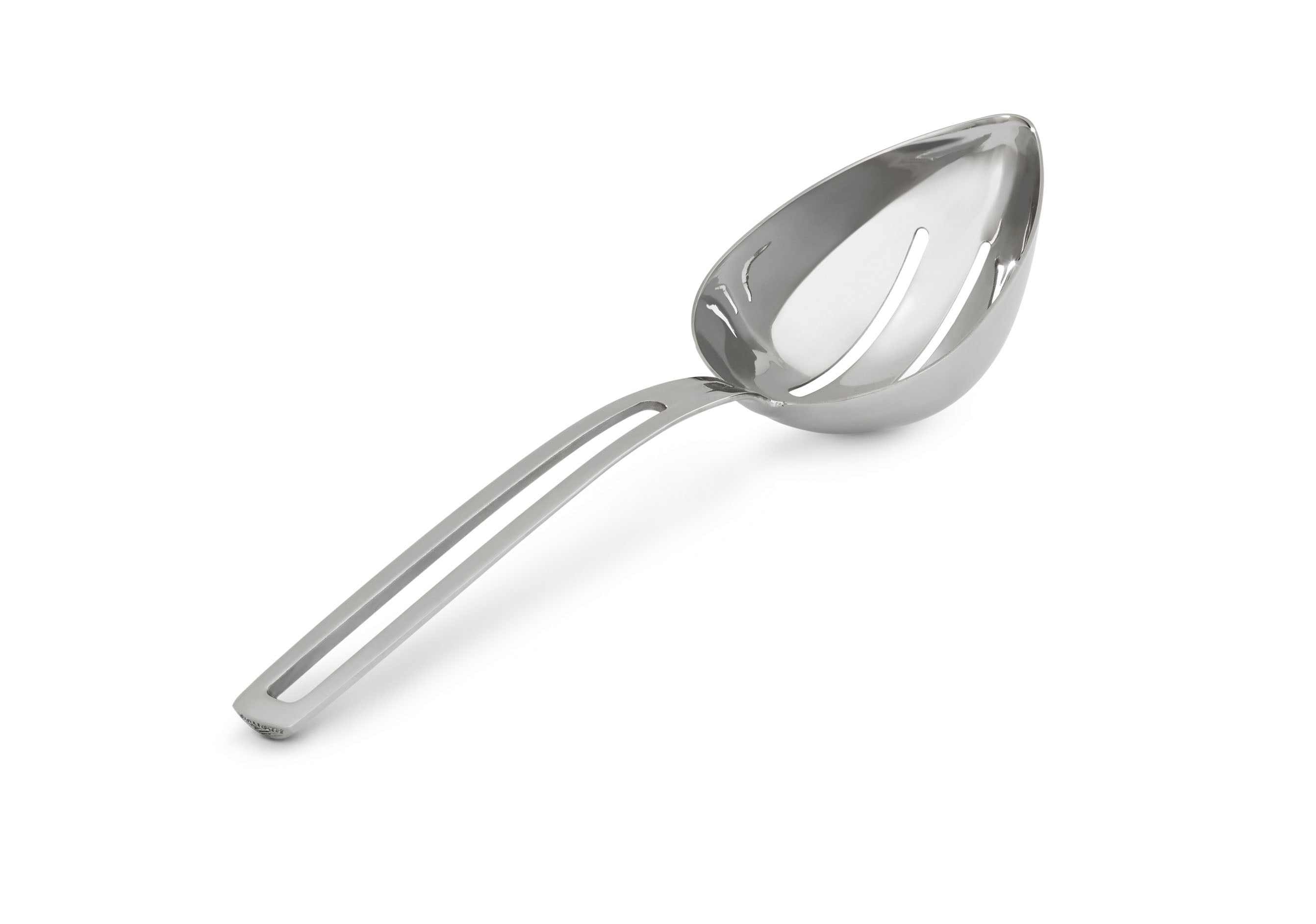 Miramar™ Contemporary Serving Utensils - 1 cup oval serving spoon, slotted bowl