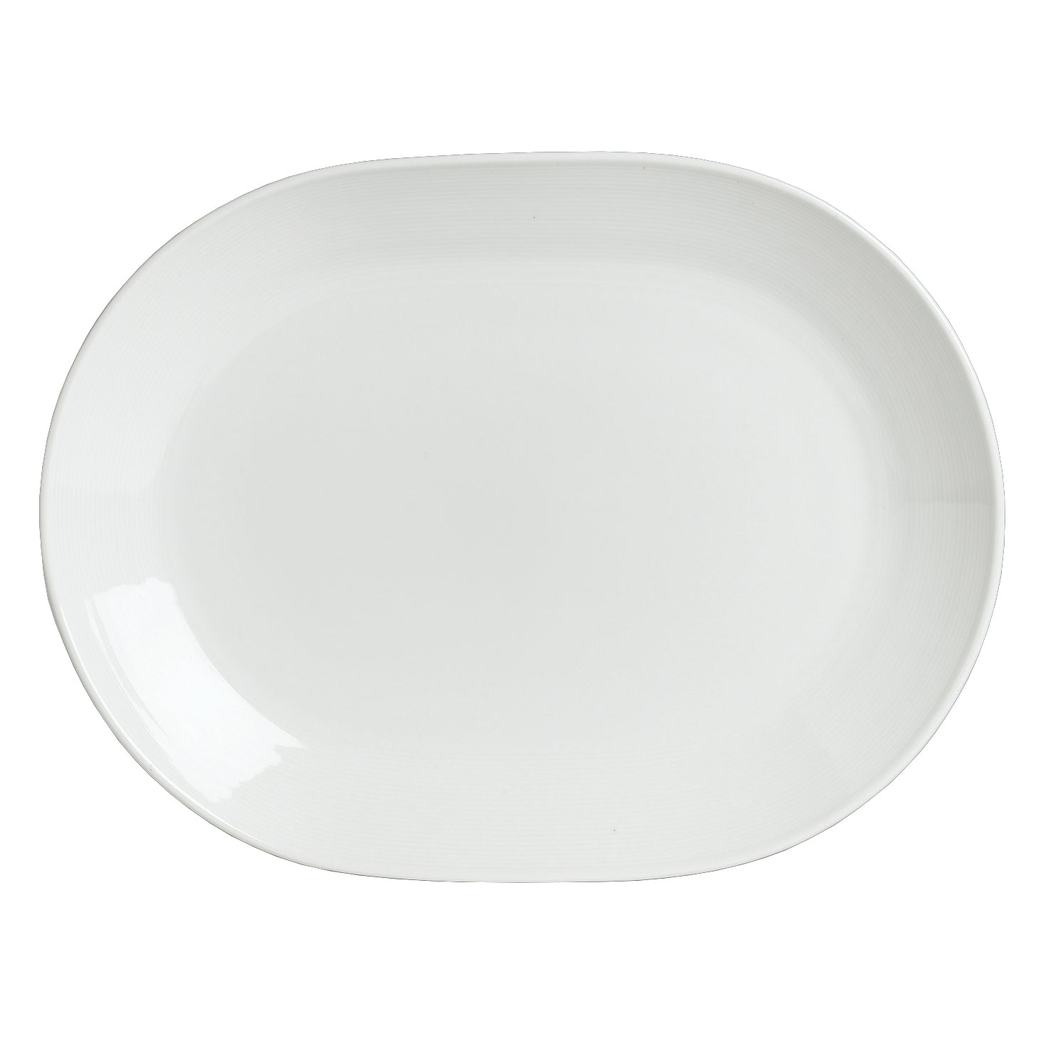 Race Track Oval Platter L 10.0" W 7.75" Aura
