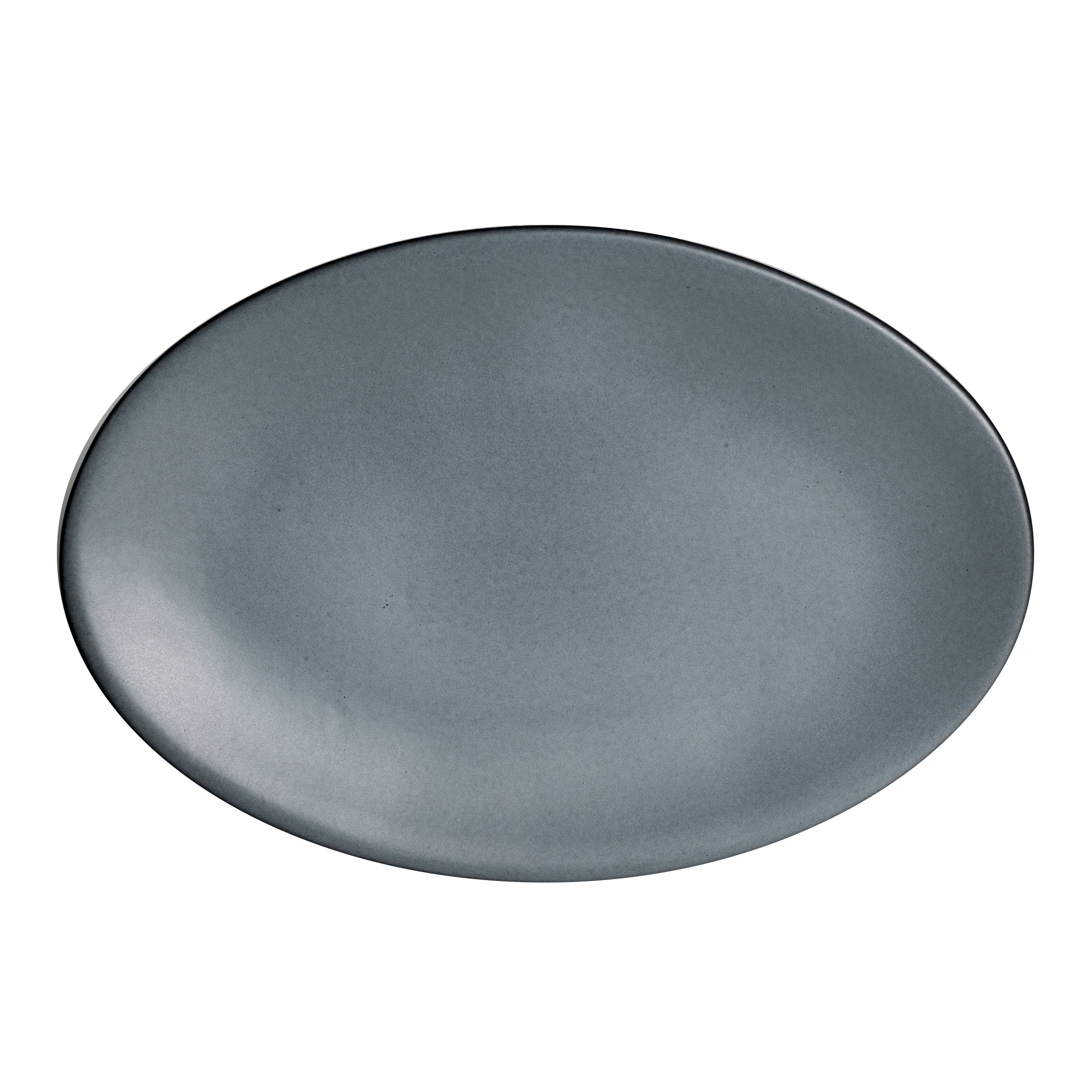 Oval Platter L 15.0" W 10.0" Denali Matte Gr