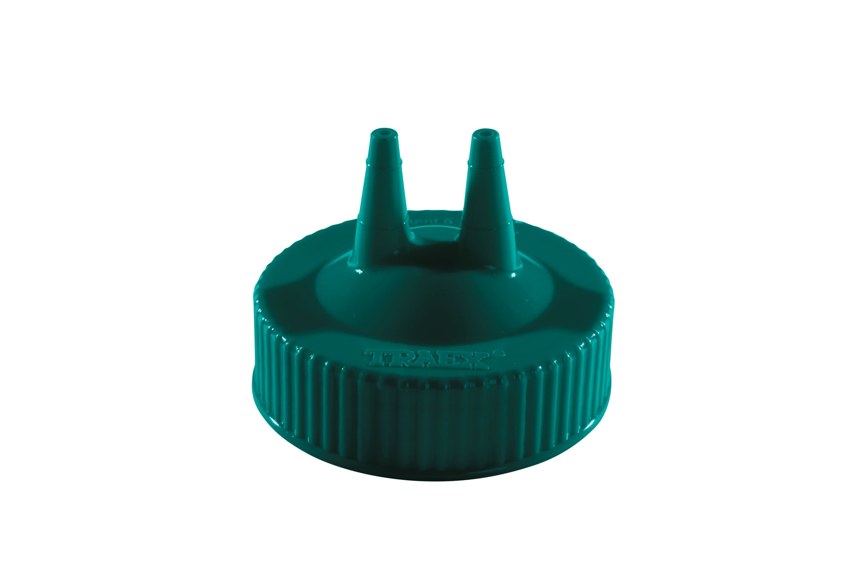Traex® Squeeze Dispenser Replacement Cap with Double Tip Opening in Green
