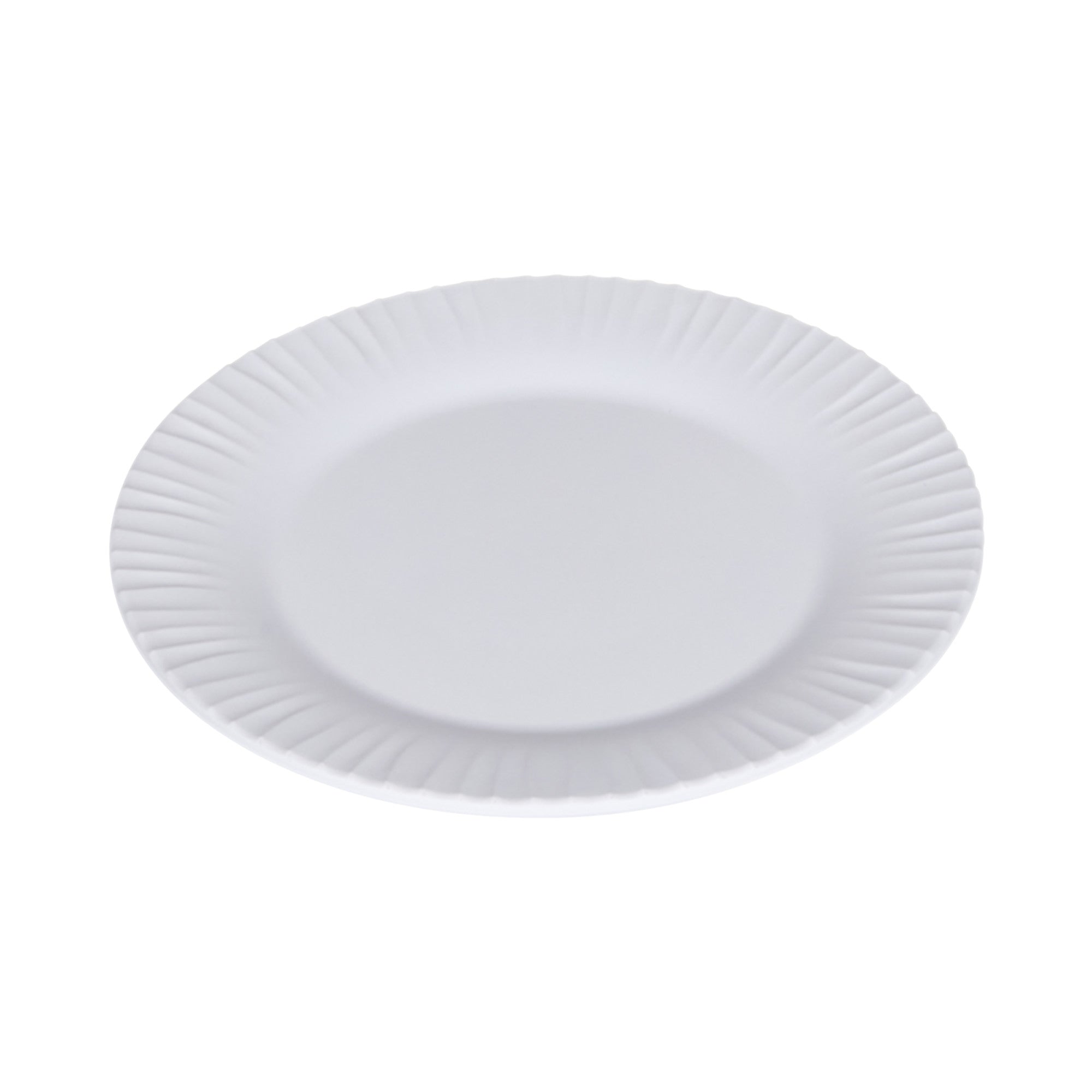 Riva Maris 8" Wide Rim Melamine Plate, White