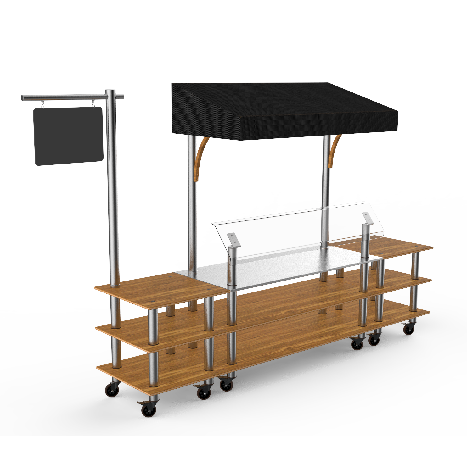 Classic Canopy Station L 130.0" W 33.0" Modular