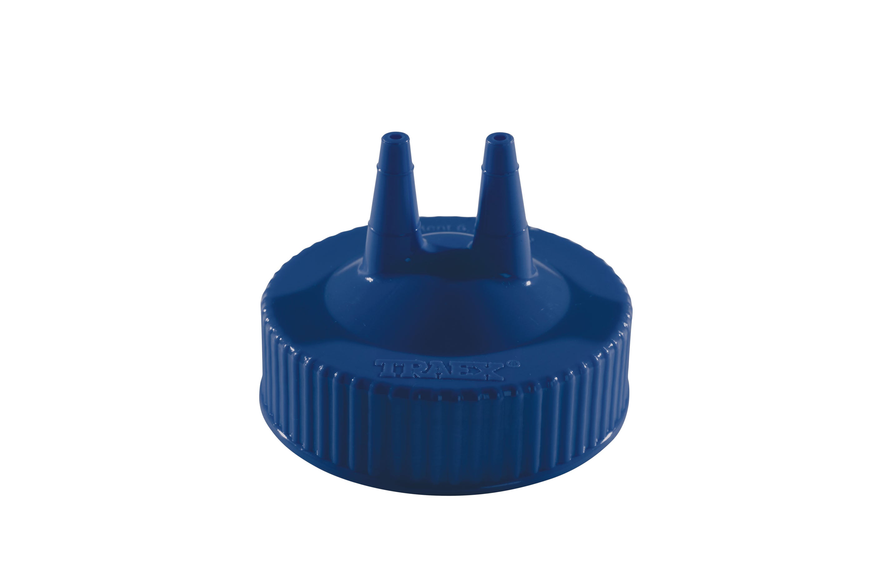Traex® Squeeze Dispenser Replacement Cap with Double Tip Opening in Blue