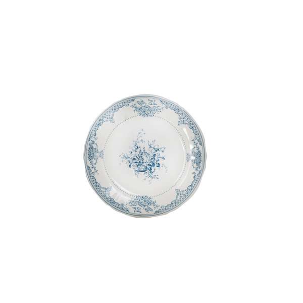 Gien 5.0625" Les Depareilless Bleu Fleurs Coaster Plate