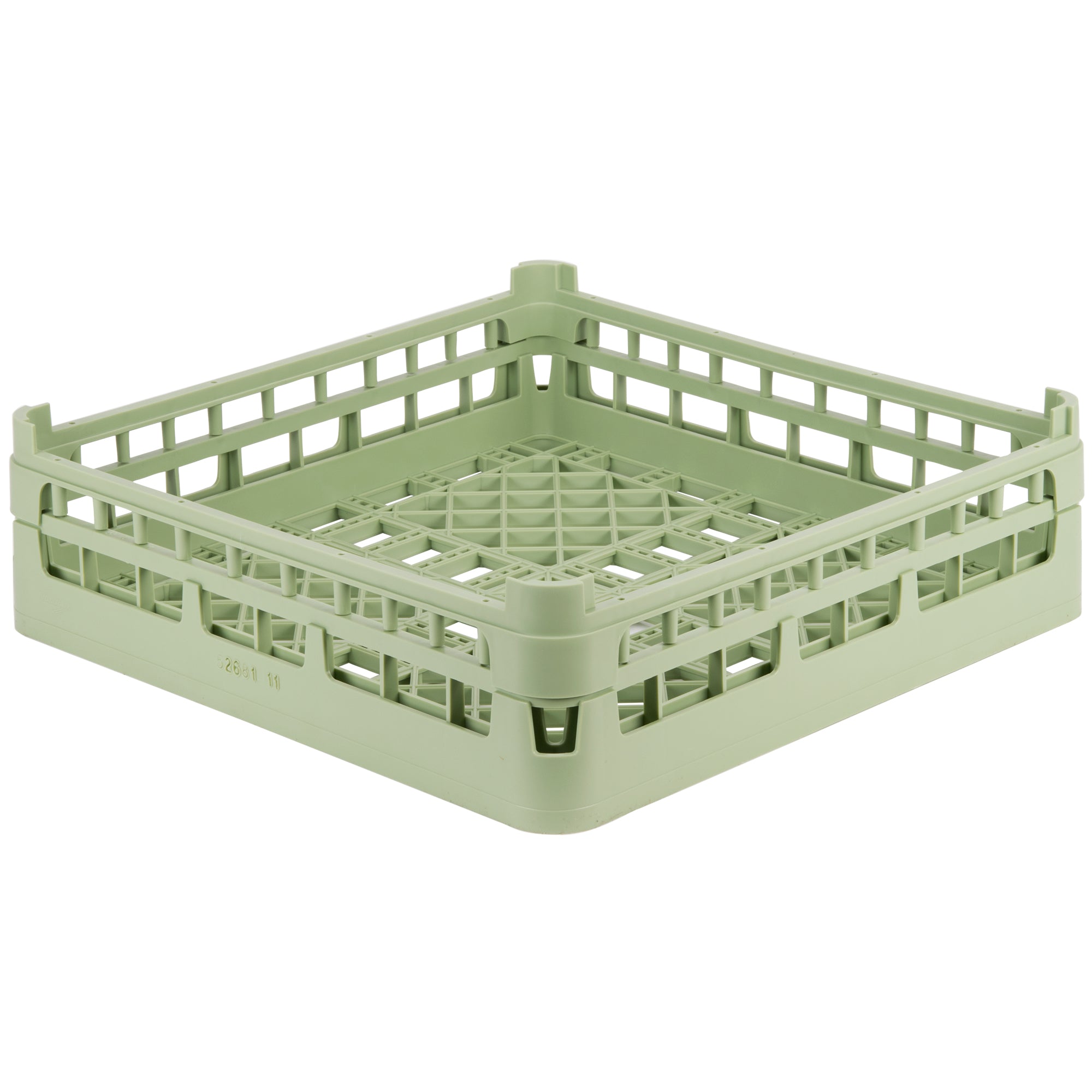 Signature full-size open rack with medium height in Light Green / Light Green
