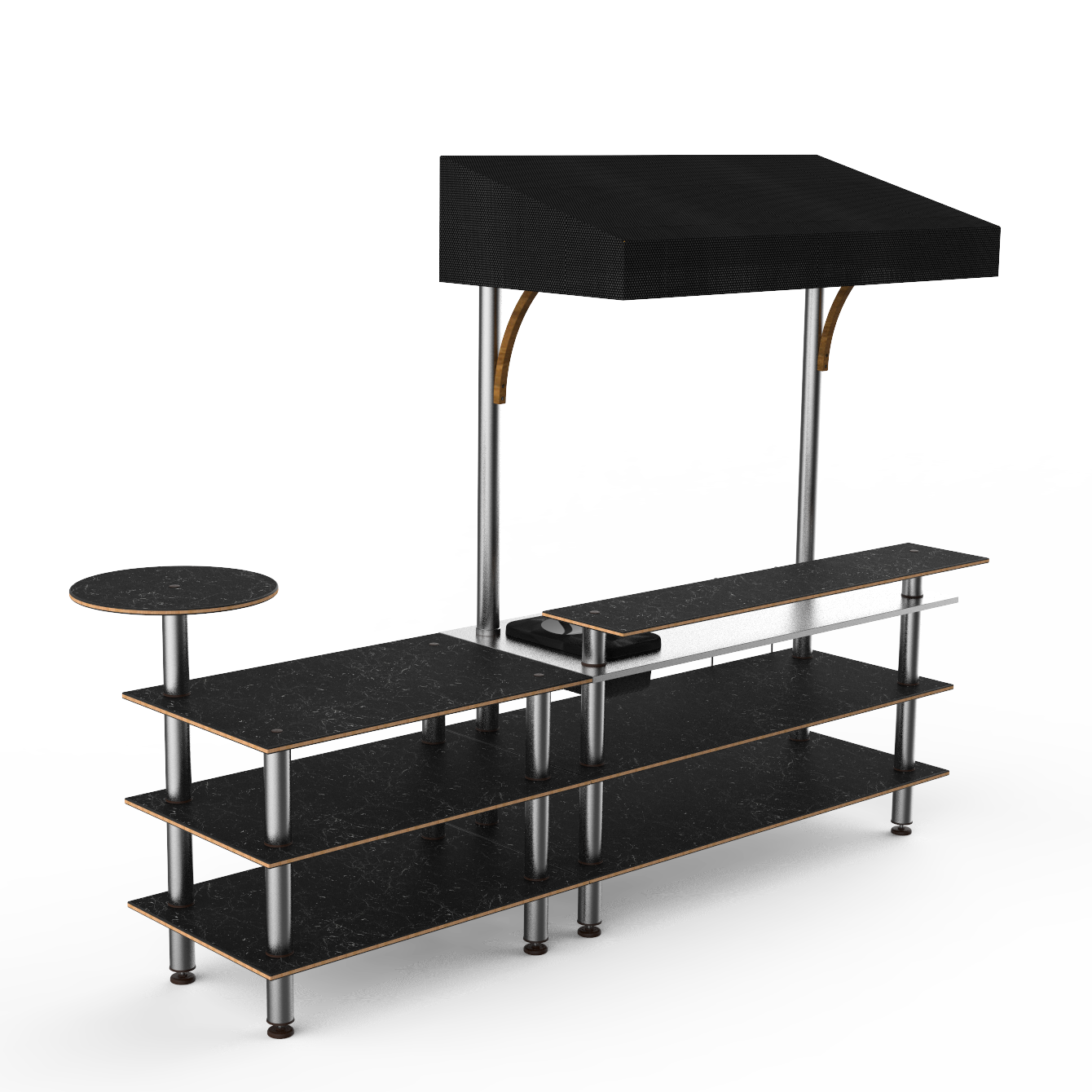 Mixology Bar Station L 125.0" W 41.0" Modular