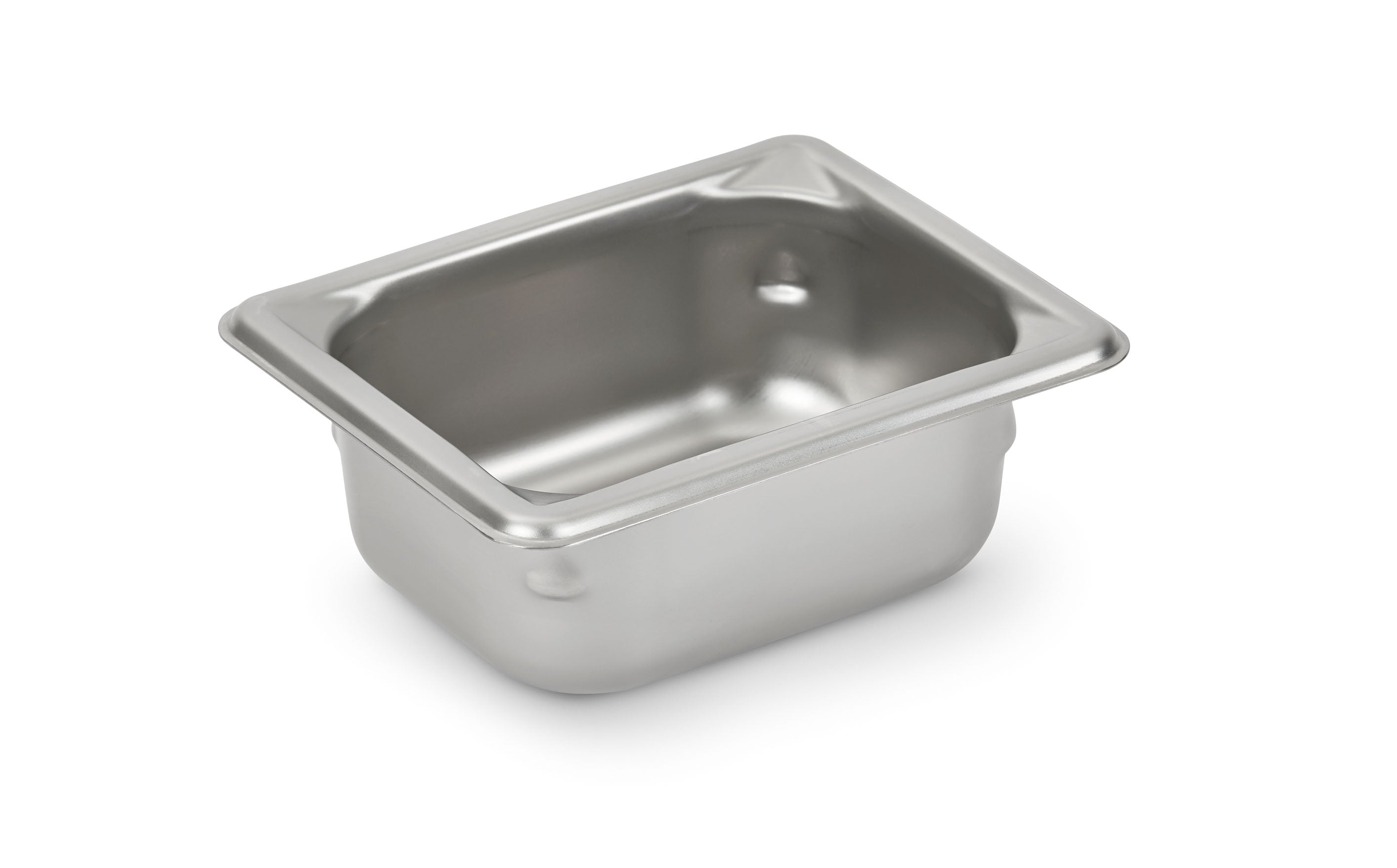 Eighth-size 2 ½-inch-deep Super Pan V® stainless steel steam table pan