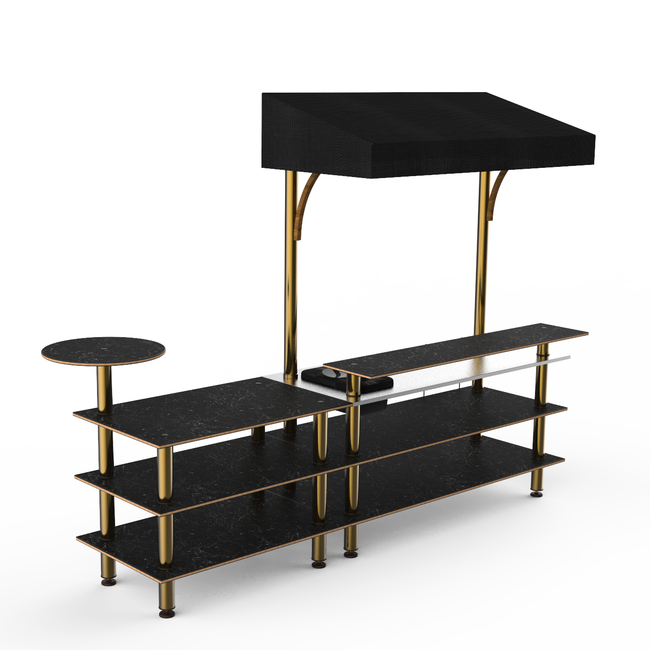 Mixology Bar Station L 125.0" W 41.0" Modular