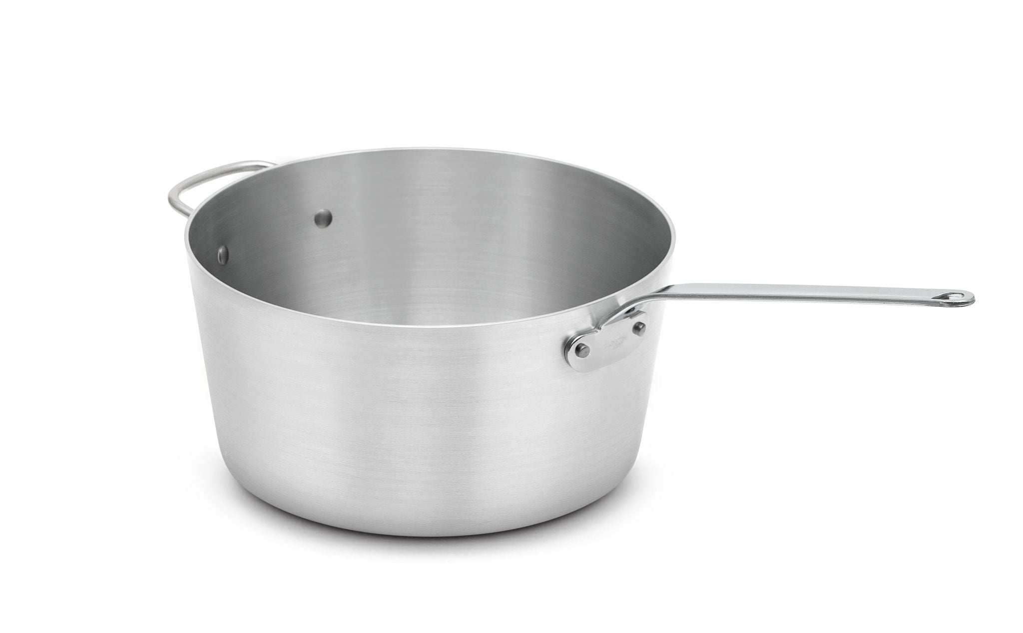 8 ½-Quart Wear-Ever® Tapered Aluminum Saucepan with Natural Finish and Plated Handle