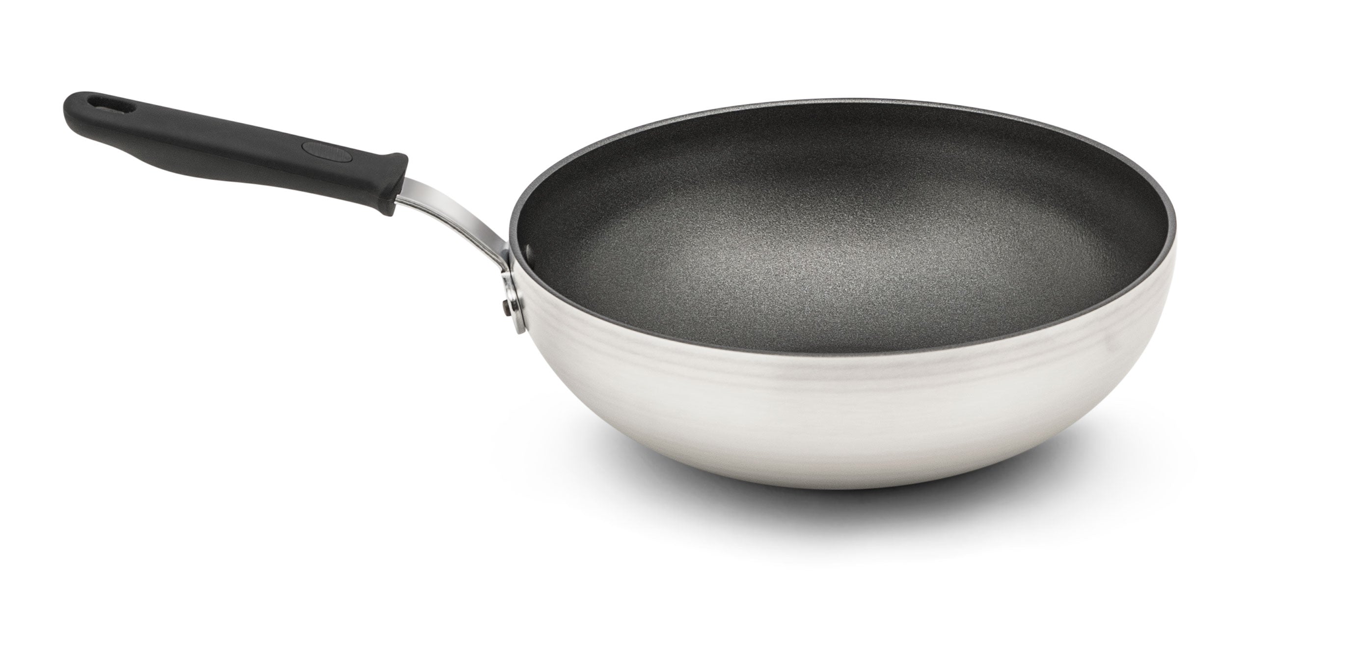 11-Inch Aluminum Stir-Fry Pan with Steelcoat X3™ Nonstick Coating and Silicone Handle
