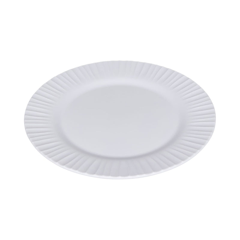 Riva Maris 11.25" Wide Rim Melamine Plate, White