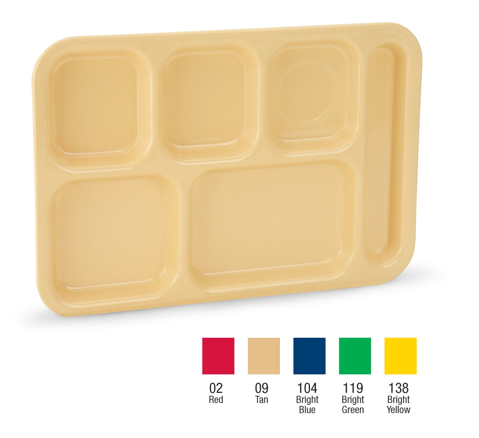 Traex® ABS School Compartment Trays - 14 1/2 in x 10 in