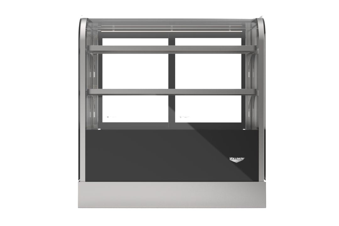 36-Inch-Wide 120-Volt Cubed-Front Countertop Heated Deli Display Case with Rear Access