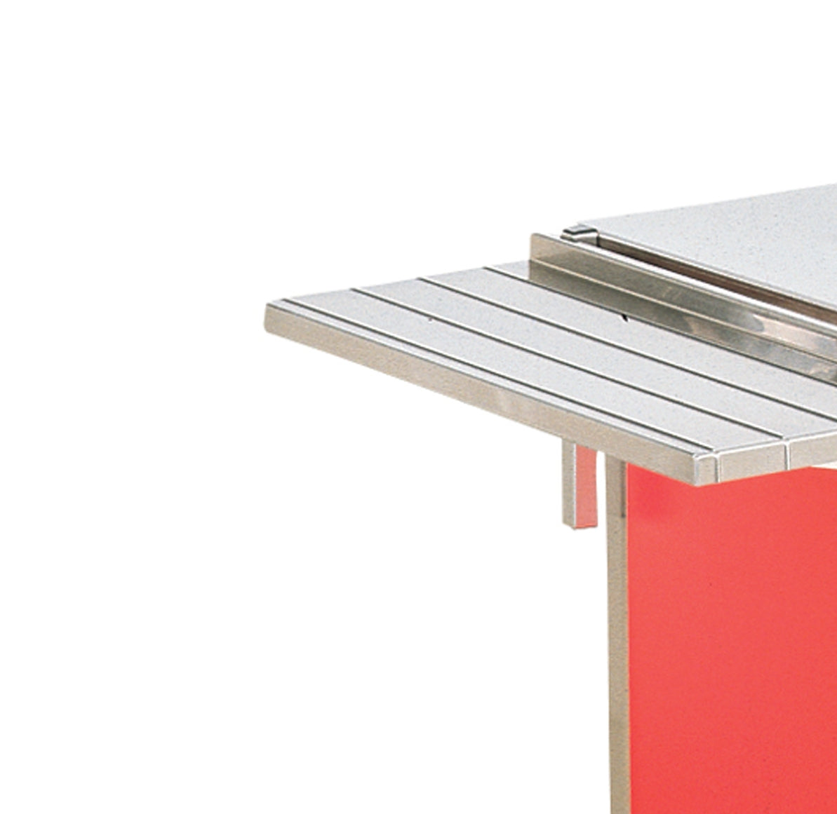 Tray Slide - V-rib tray slide with mounting kit, 14 Ga