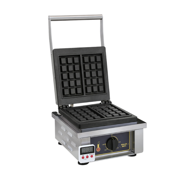 Roller Grill Brussels-Style Single Waffle Baker, 120V