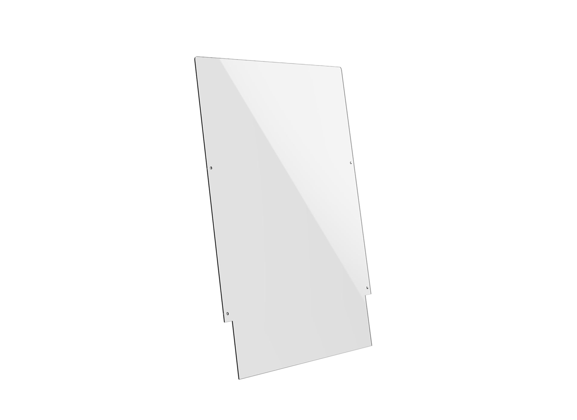 Acylic V Shield/Breath Guard L 20.0" V Shield