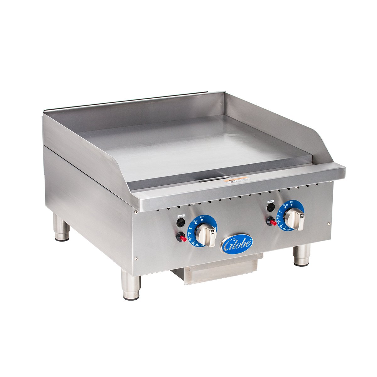 24" Countertop Gas Griddle w/Thermostatic Controls