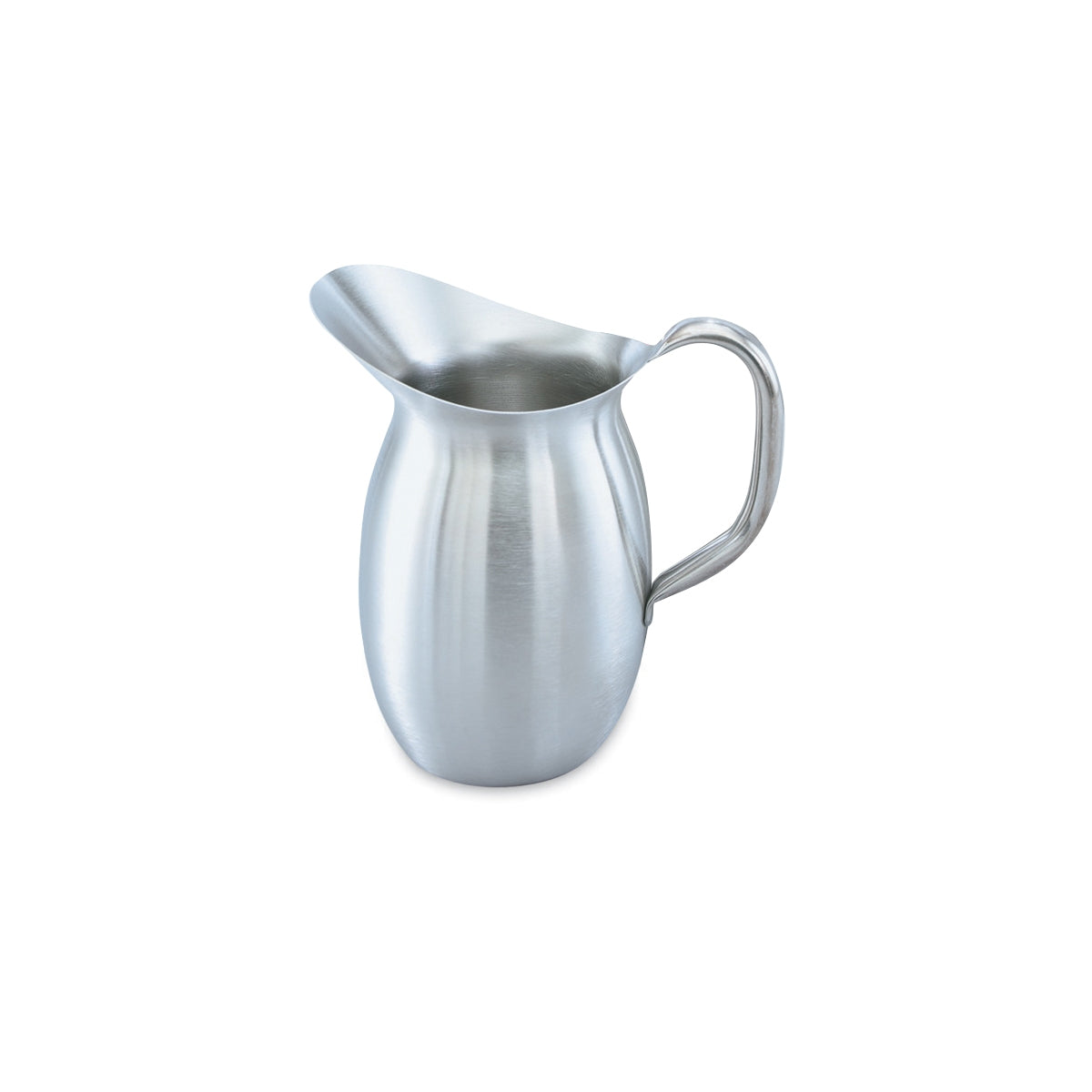 2 ⅛-quart bell-shaped stainless steel pitcher