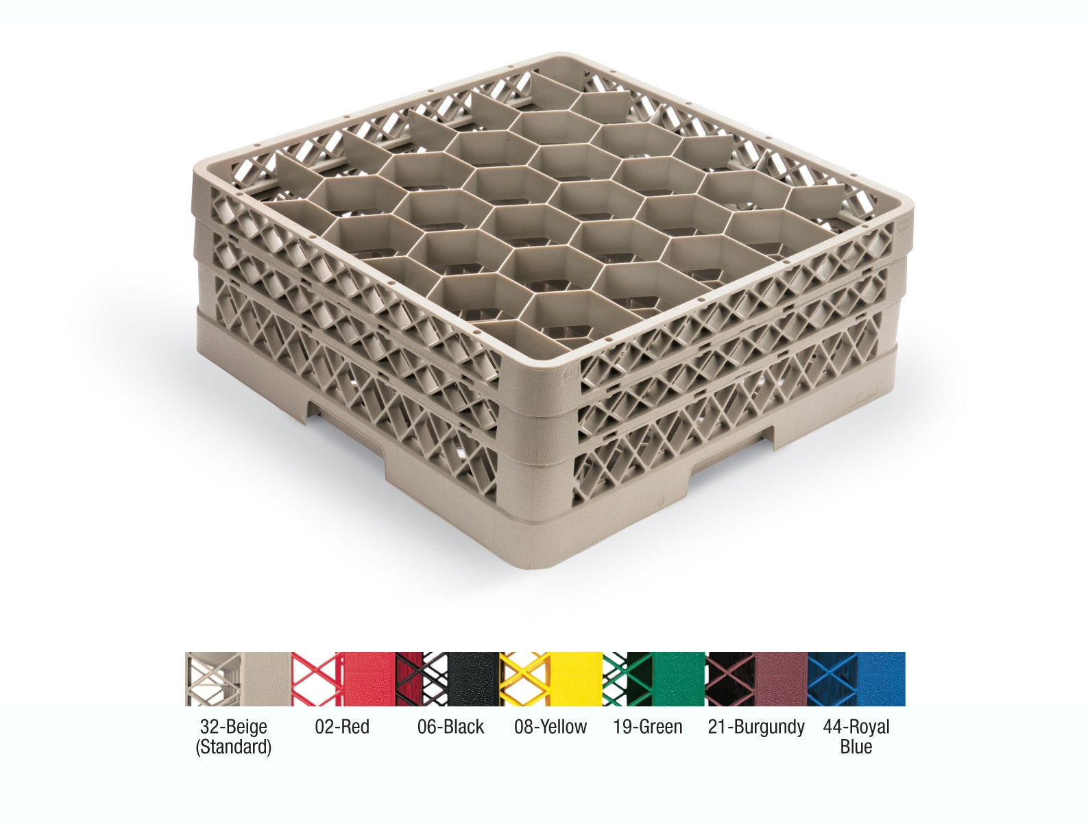 Traex® Full-Size Rack Max® 30 compartment rack with two extenders