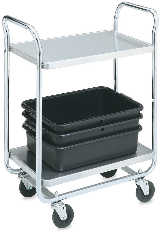 Two-shelf stainless steel Thrift-I-Cart