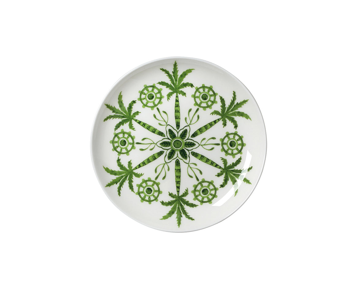 Butter Dish 4.33" Dia. Sultans Garden