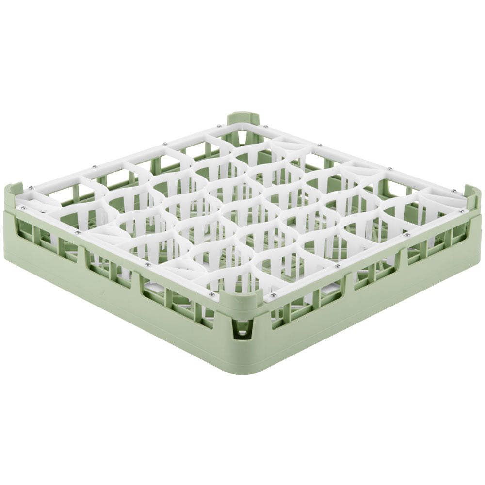 Signature Lemon Drop™ 30 compartment rack with short height in Light Green