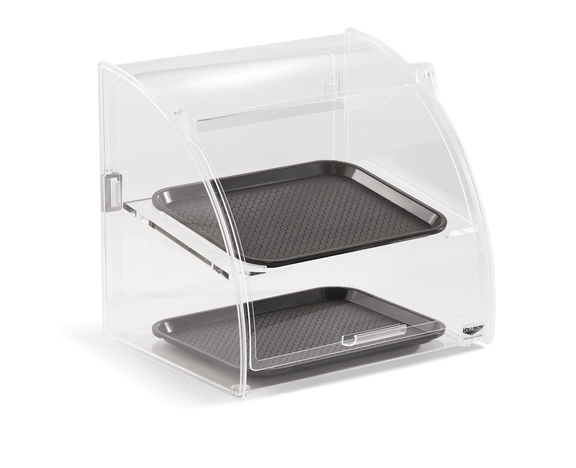 Acrylic Curved Bakery Display Cases - Small Euro-curved bakery case