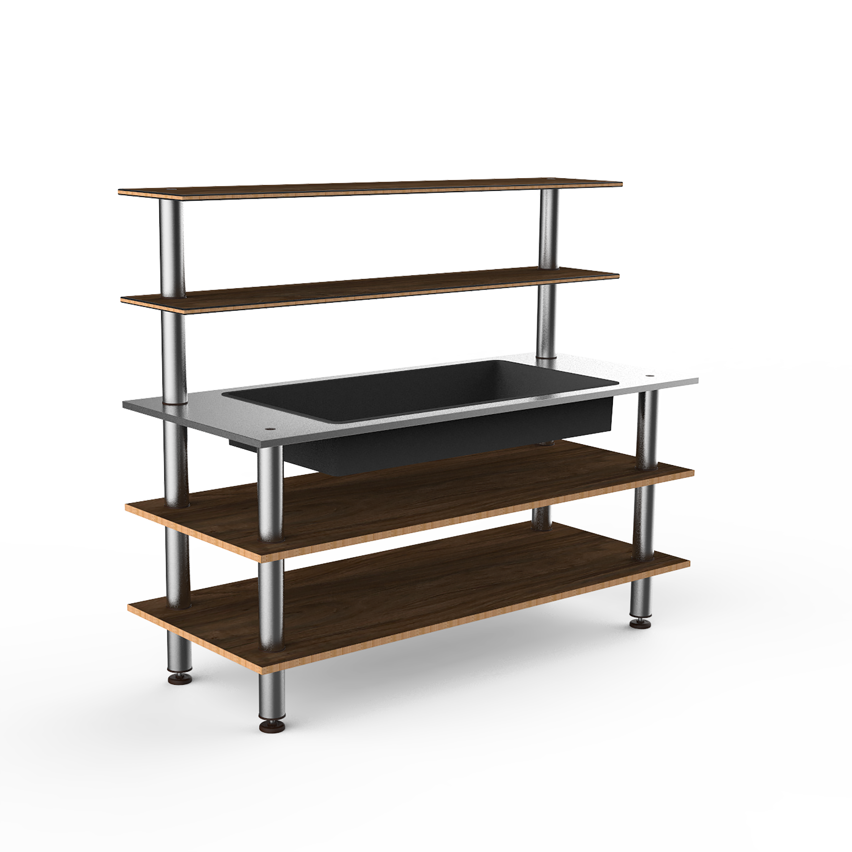 Pro Back Bar Station L 71.0" W 29.5" Modular