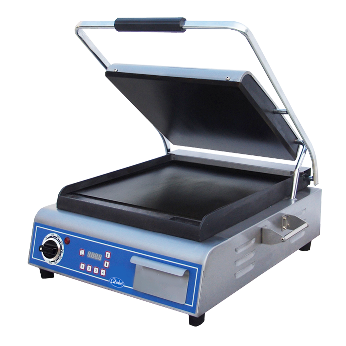 14" Deluxe Smooth Sandwich Grill with Timer