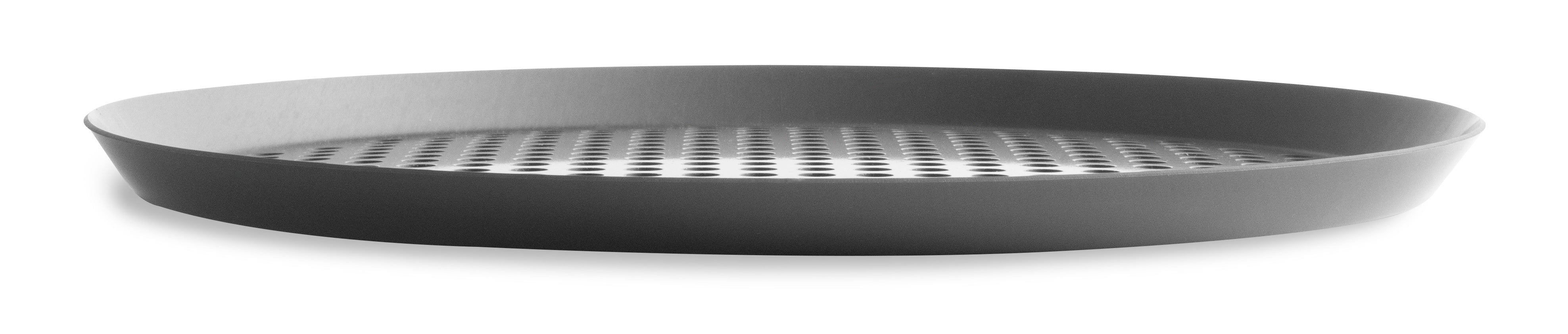 15" Extra Perforated Press Cut Pizza Pan with Hard Coat Anodized Finish
