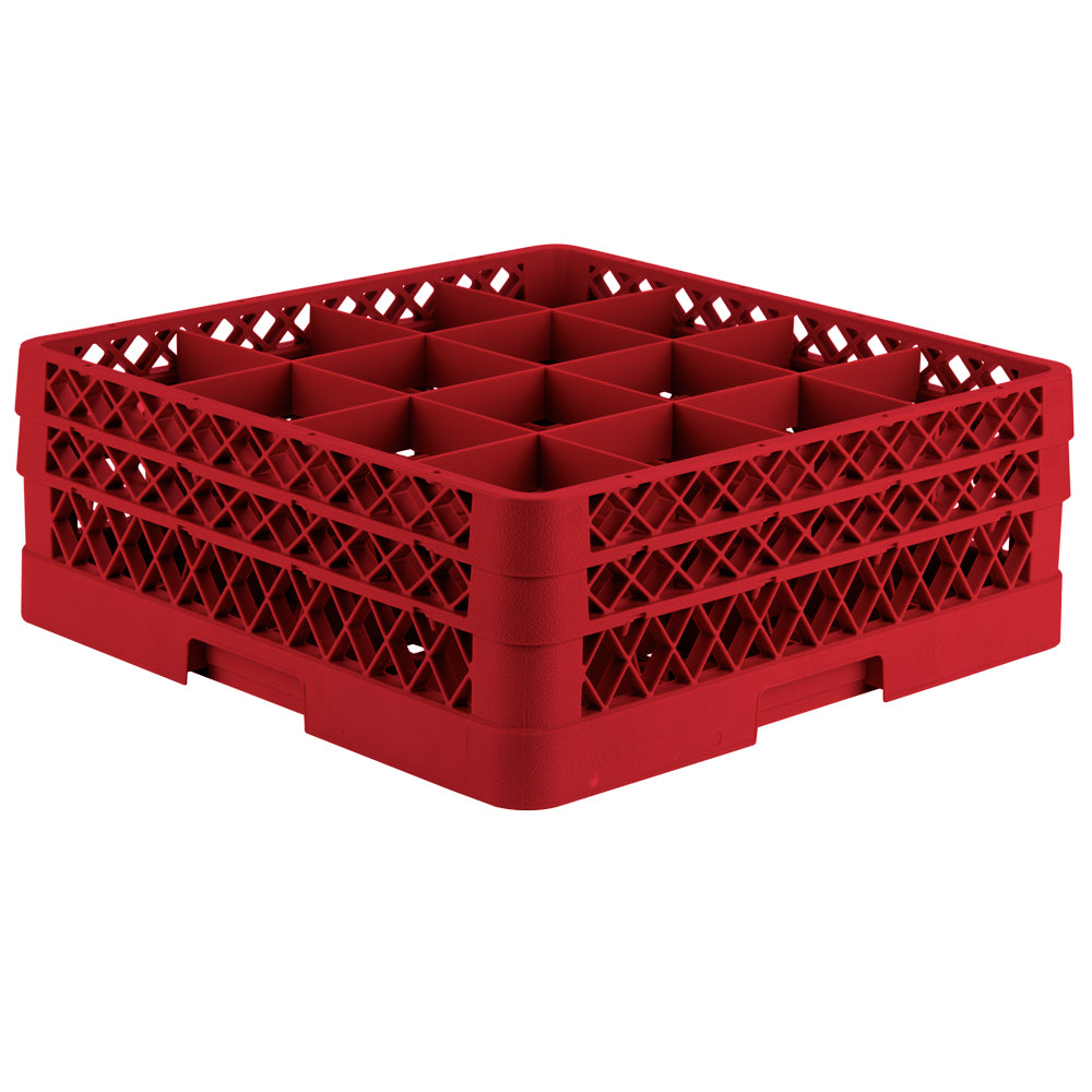 Traex® full-size square 16 compartment rack
