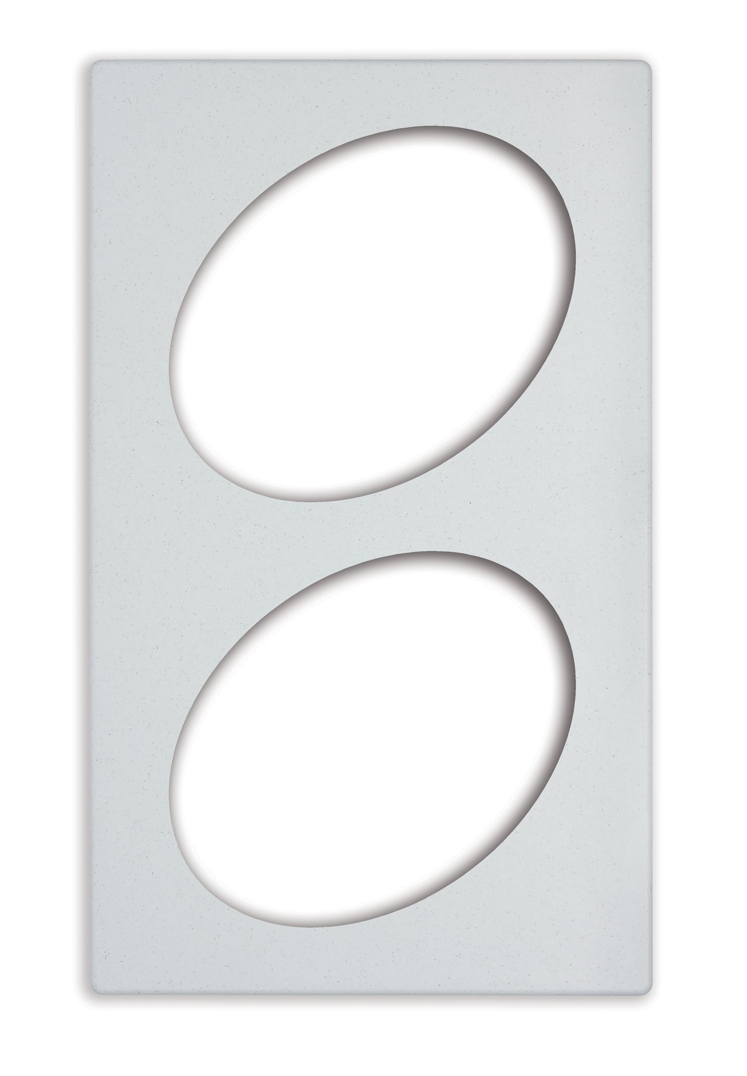 Miramar®  Cookware Single Size Templates - Two medium ovals