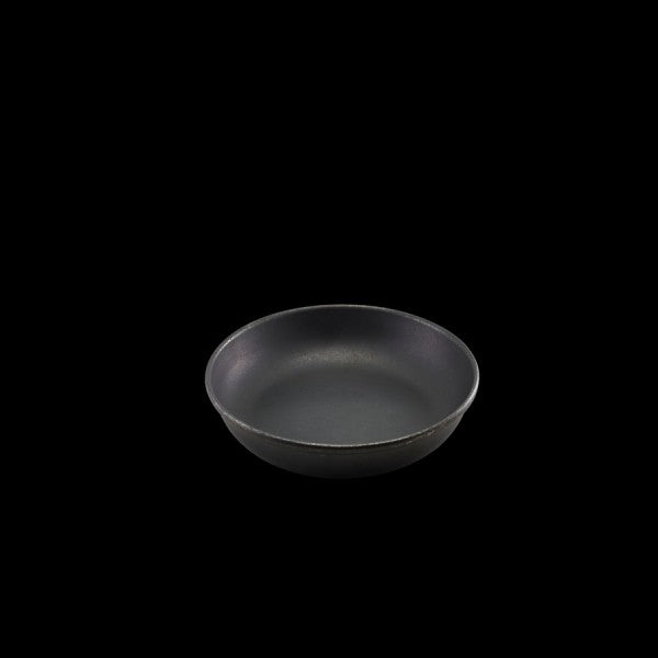 Coupe Plate, Black, 8"