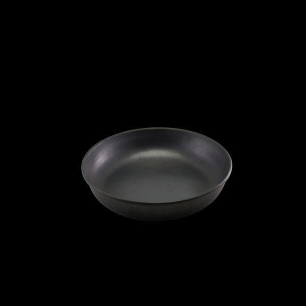 Coupe Plate, Black, 9.75"