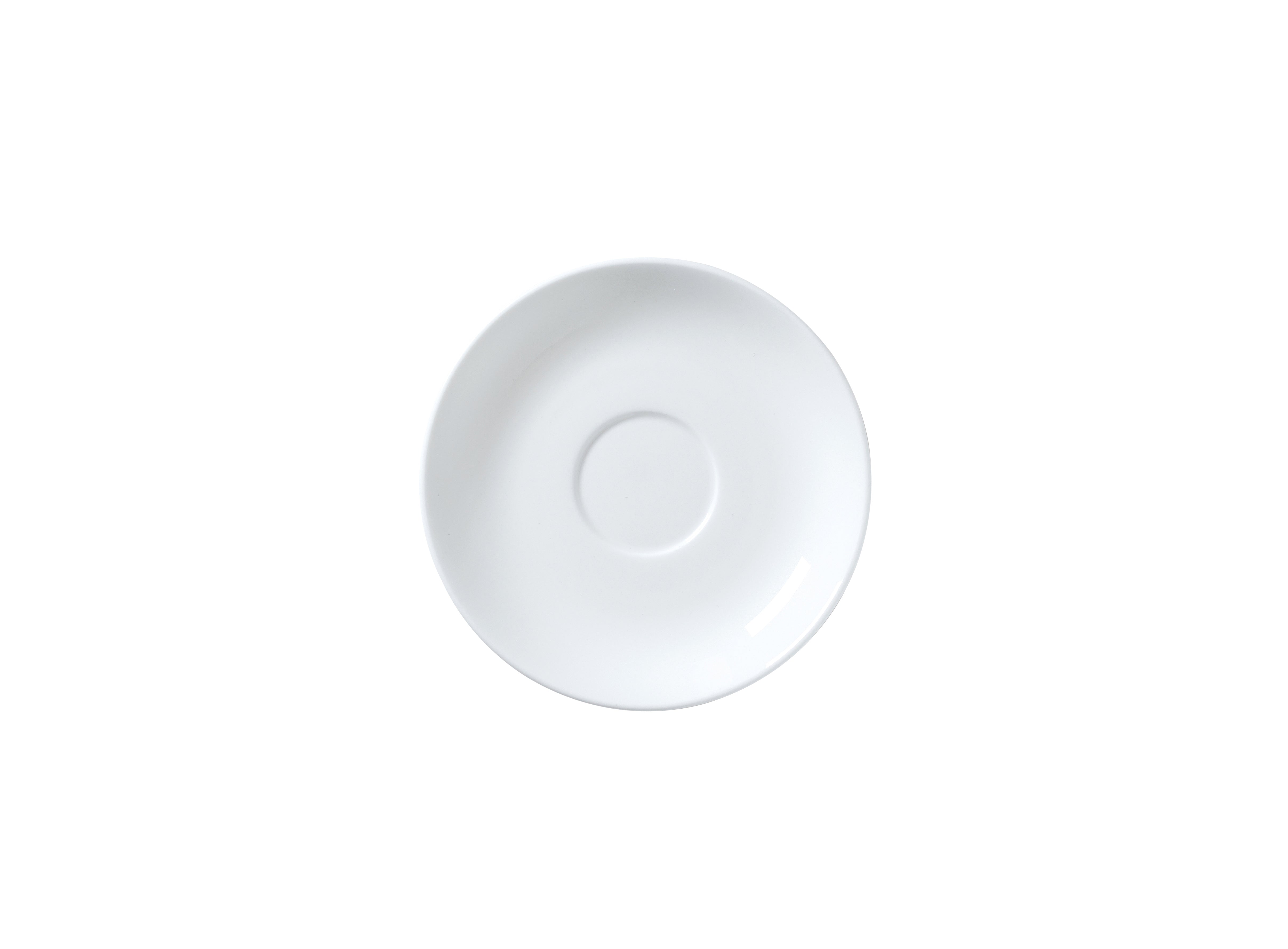 Low Tea Saucer 6.37" Dia. Coupe Whites