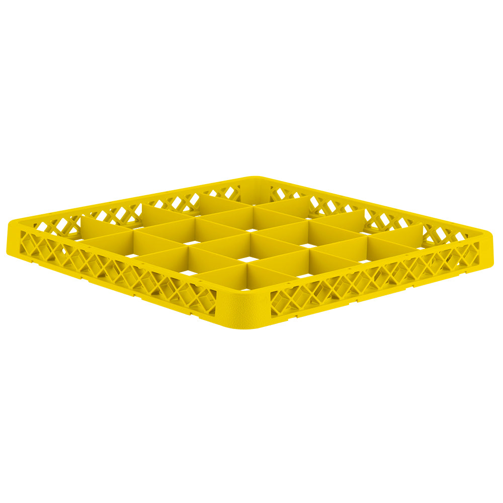 Traex® Full-Size Yellow 16 Compartment Glass Rack Extender