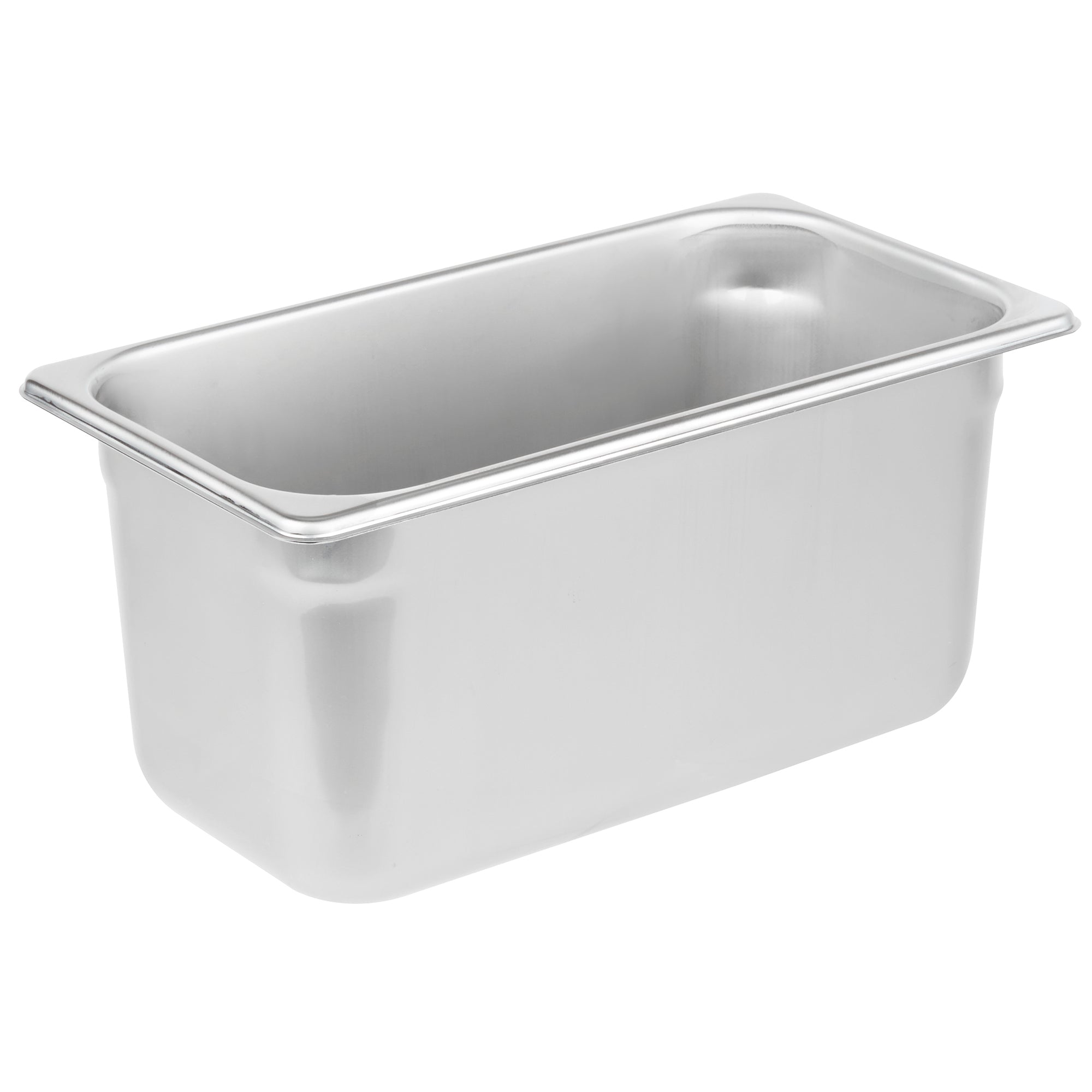 Third-size 6-inch-deep Super Pan® heavy-duty stainless steel steam tab ...