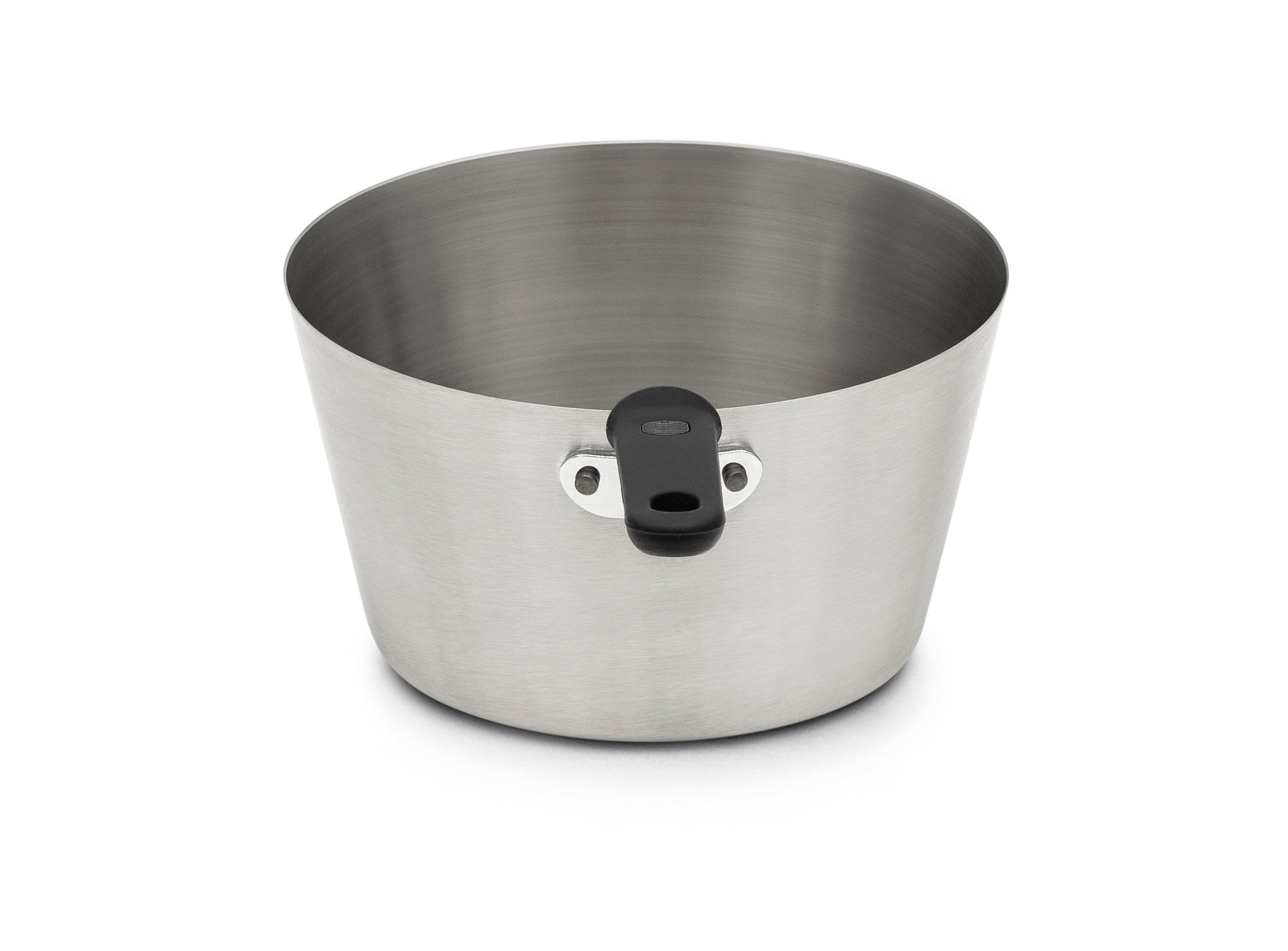 5 ½-Quart Heavy-Duty Stainless Steel Tapered Saucepan and Silcone Handle