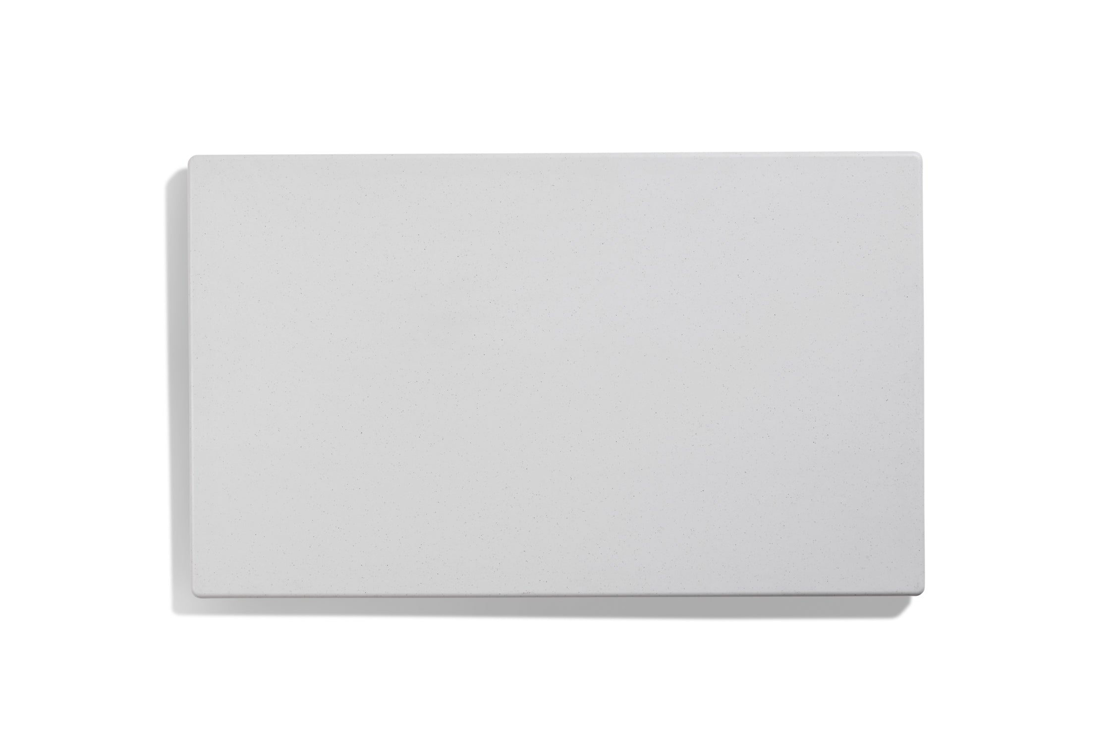 Blank Miramar® resin template for Miramar contemporary food pans in white stone
