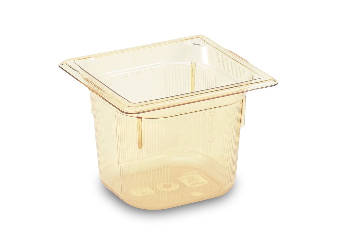 Super Pan® Plastic Pans - High Temperature - Amber