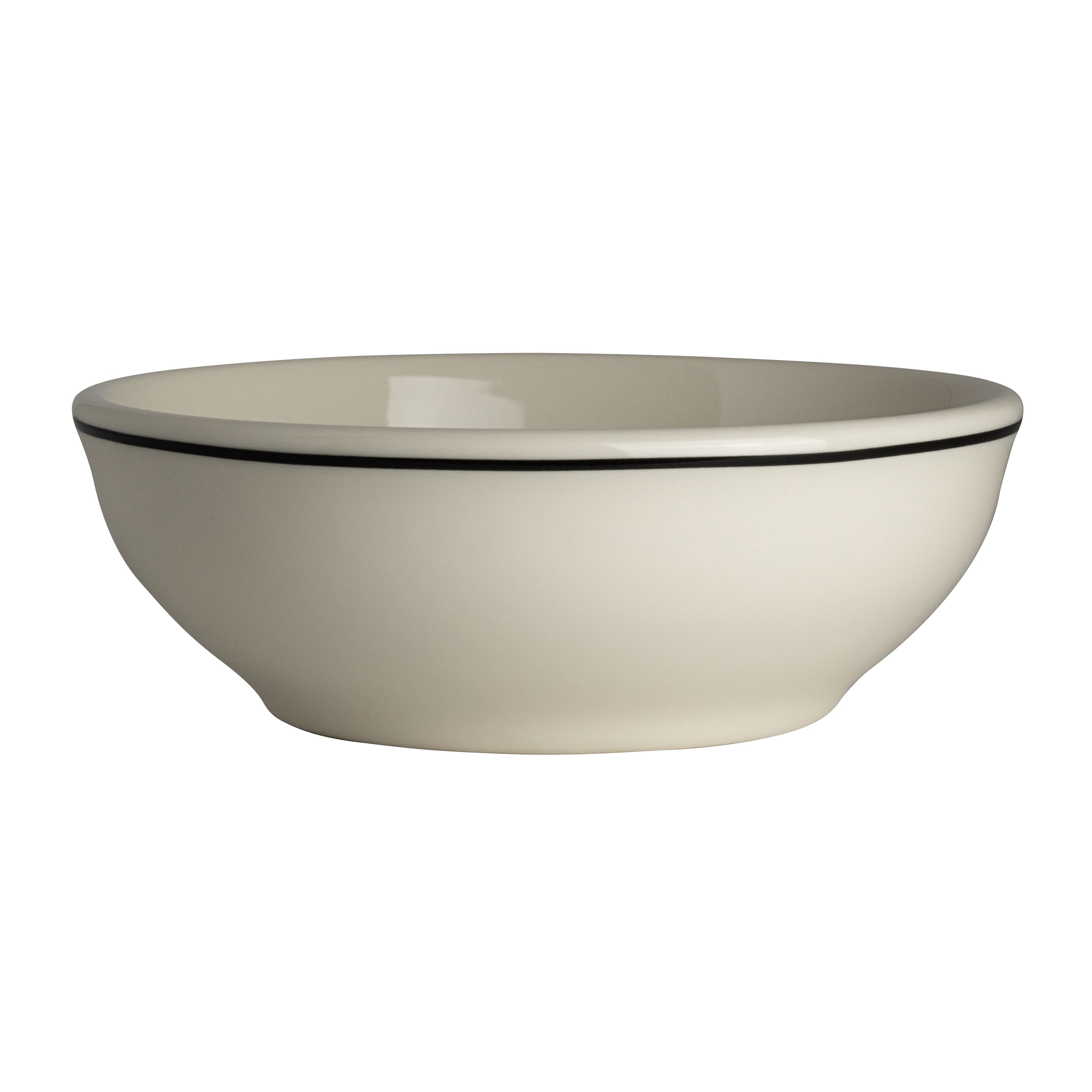 Nappy Bowl 5.63" Dia. (14.0 Oz) Black Line