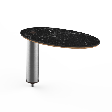 Large Oval High Display Shelf L 20.0" W 10.0" Modular