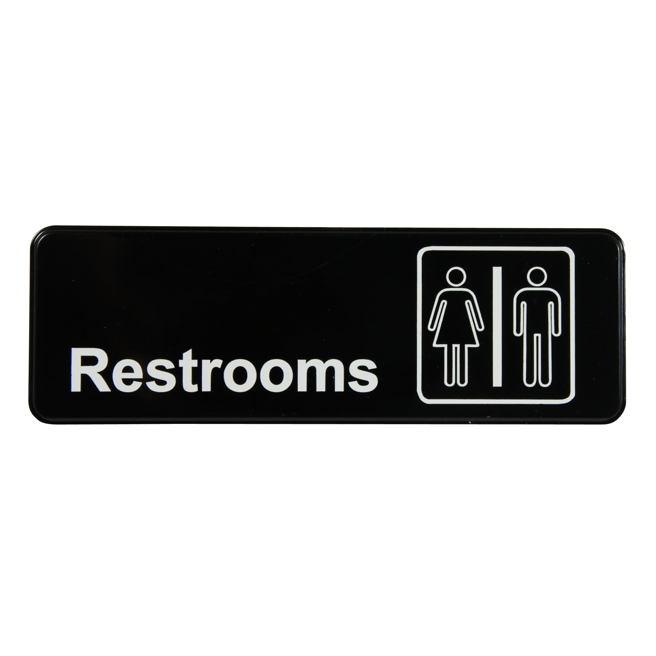 Contemporary English Symbol Signs - Restrooms