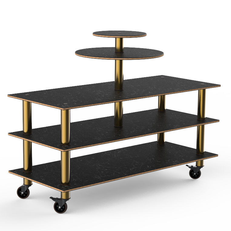 Multi Display Station L 75.0" W 29.5" Modular