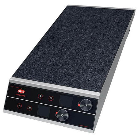 Rapide Cuisine® Heavy-Duty Front-to-Back Dual Burner Countertop Induction Range with Optimal Power - 4800W, 208/240V
